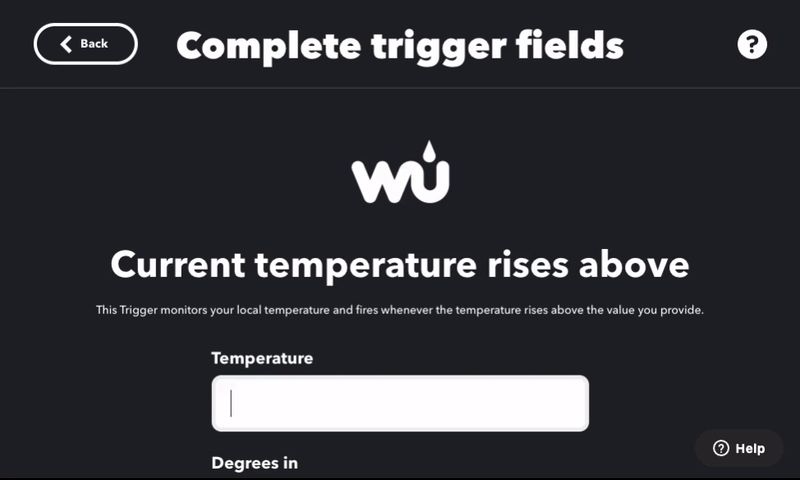 String trigger field